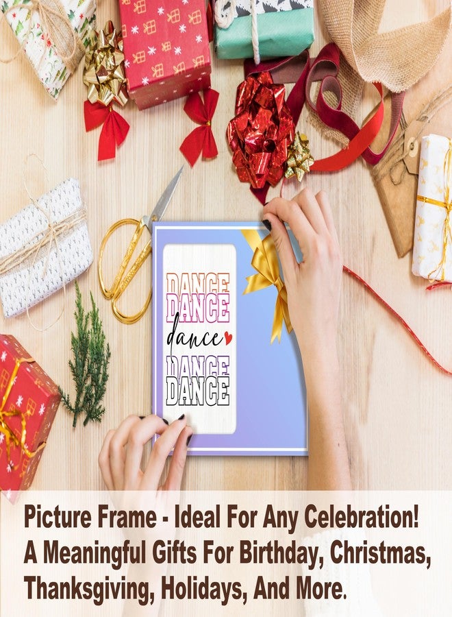BXVRT Women Dance Photo Frame, Dancing Picture Frame, 8x10 inches, Wooden Frame, Dance Color, Appreciation Theme, Rustic Style, Tabletop & Wall Mountable - Image 4